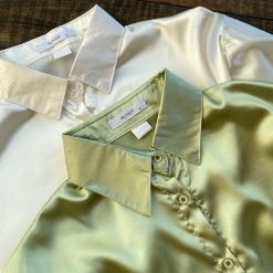 Risque WARREN Satin Button Up Shirt