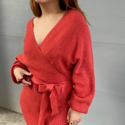 Risque Clothing ENVY Knit Wrap Dress