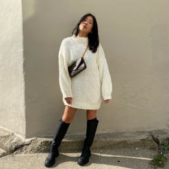 Luna AMINA Mock Neck Sweater Clothing