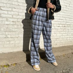 Risque WREN Plaid Pants Clothing