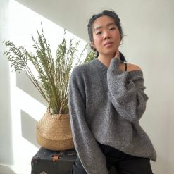 Luna JAIN V Neck Oversized Sweater Clothing