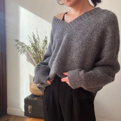 Luna JAIN V Neck Oversized Sweater Clothing