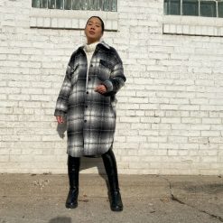 Risque SCOUT Long Plaid Shacket