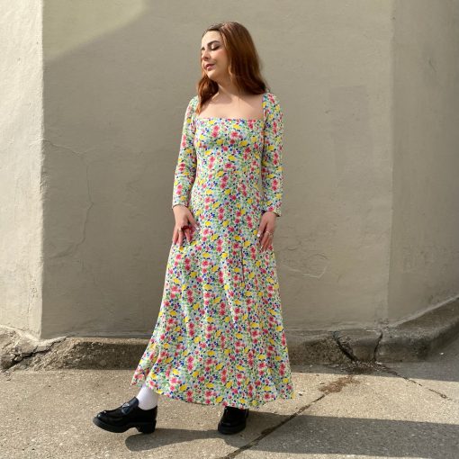 Risque LIMONA Floral Maxi Dress