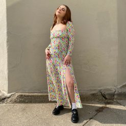 Risque LIMONA Floral Maxi Dress