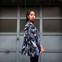 Luna Clothing JADE Crane Kimono