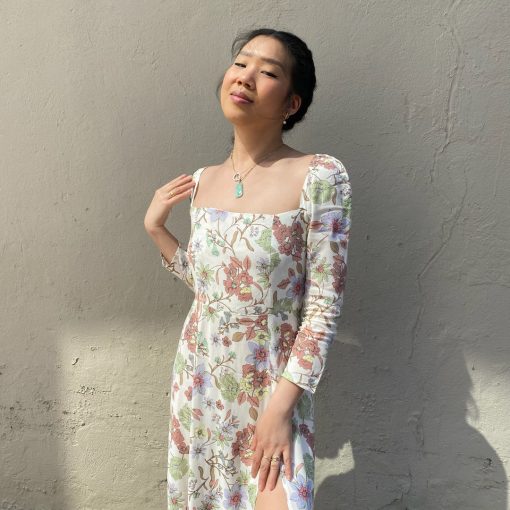 Risque LIMONA Floral Maxi Dress