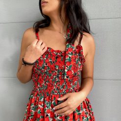 Risque FULL BLOOM Floral Midi Dress