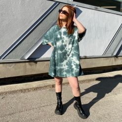 Risque BRYANT Tie Dye T-Shirt Dress