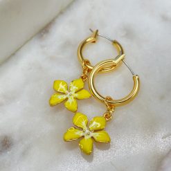 Risque HIBISCUS Charm Hoops Spring 2022 Collection