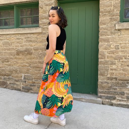 Risque Spring 2022 Collection ANANAS Maxi Skirt