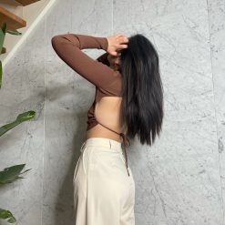 Risque NAOMI Backless Knit Top