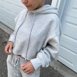 Luna Clothing GIRLFRIEND Cut Off Hoodie