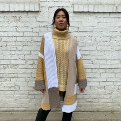 Luna MAGIC Open Colourblock Cardigan Clothing